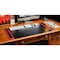 Dacasso Rosewood & Leather 34" x 20" Side-Rail Desk Pad PR-8001 - alternate 3